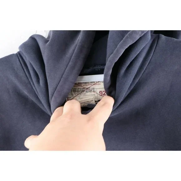 Vintage Abercrombie & Fitch Mens Small Heavyweight Felt Letter Spell Out Hoodie - Picture 6 of 9